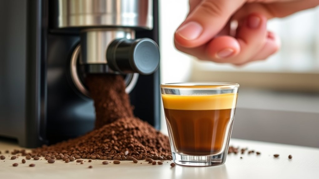 adjust grind for balanced extraction