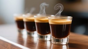 caffeine content in espresso