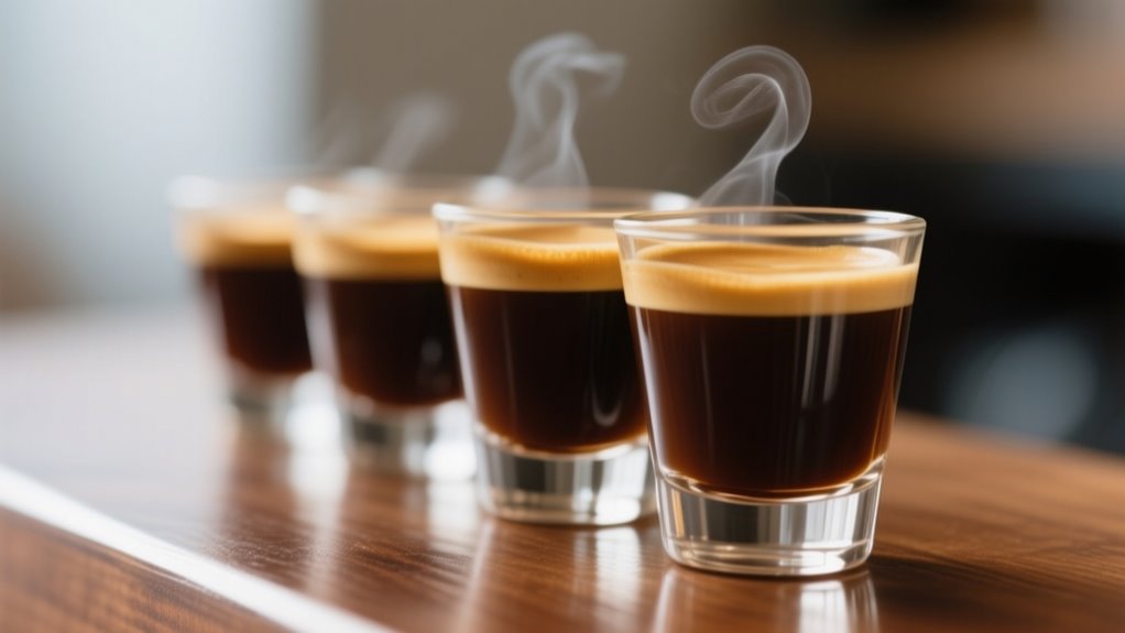 caffeine content in espresso