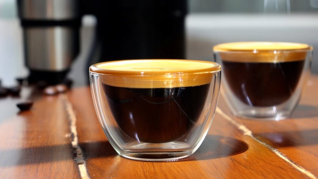 caffeine content in espresso