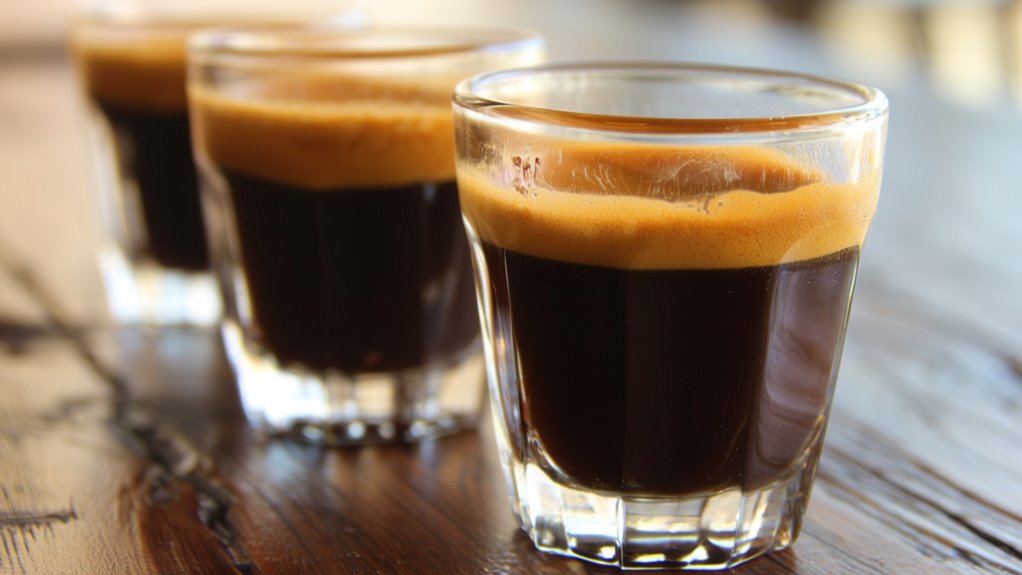 caffeine content in espresso