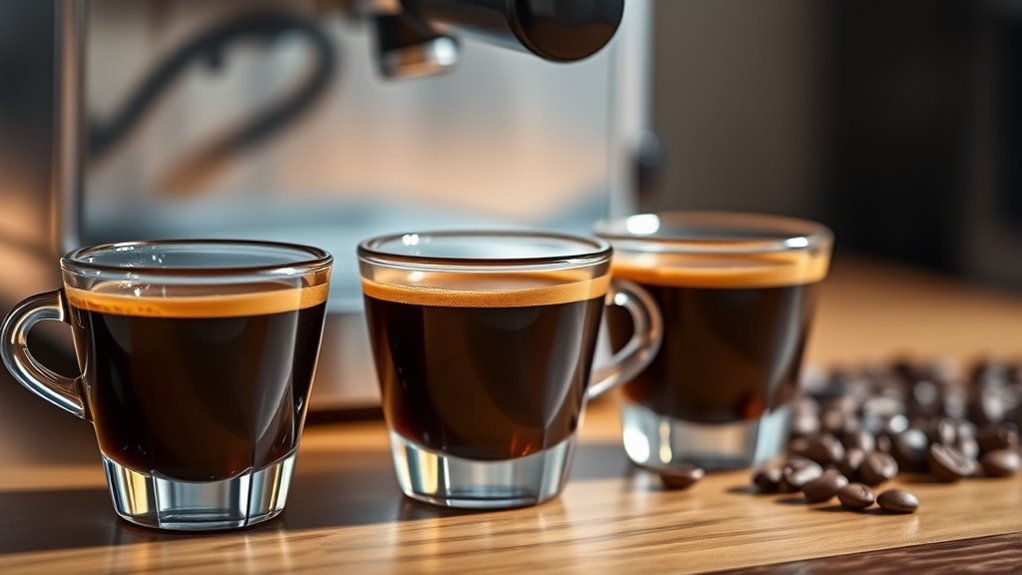 caffeine content in espresso