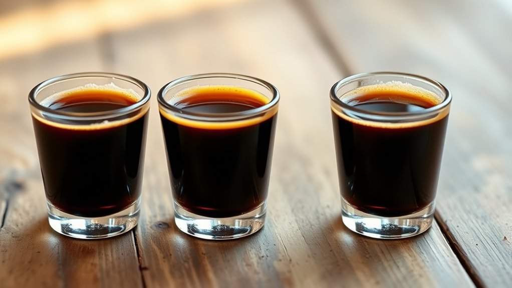 caffeine in four espresso shots
