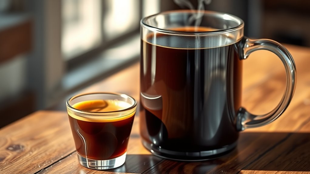 caffeine per serving size