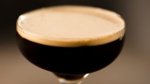 creamy espresso foam formation