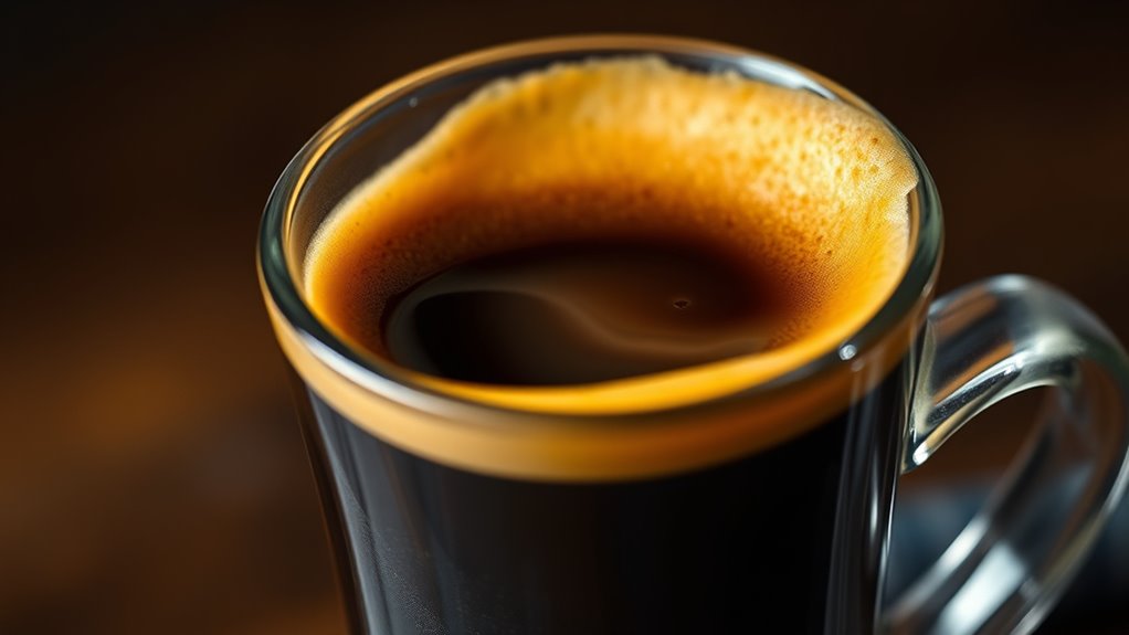 crema enhances flavor texture