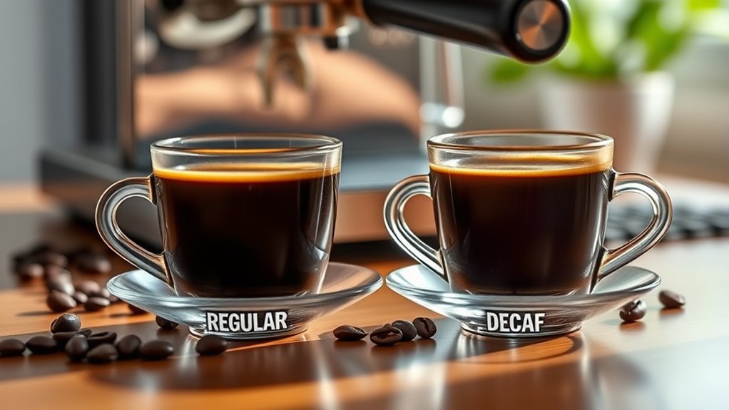 decaf espresso s caffeine reduction
