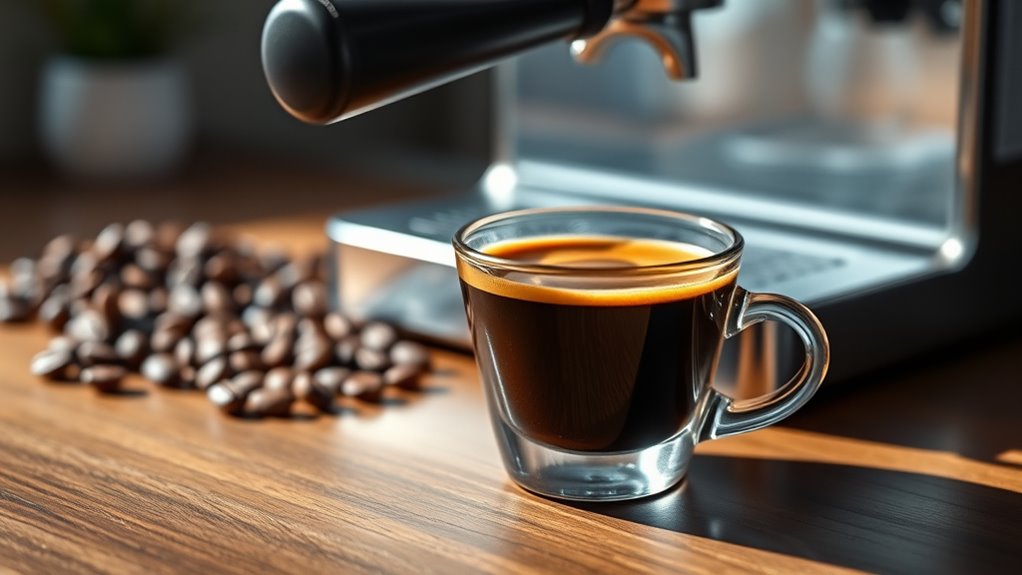 decaffeinated espresso caffeine content