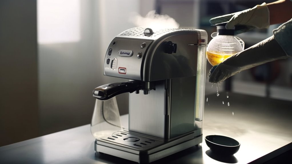 descale delonghi espresso machine