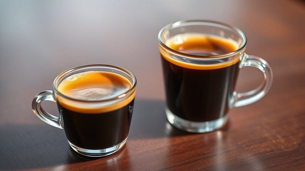 double espresso caffeine comparison