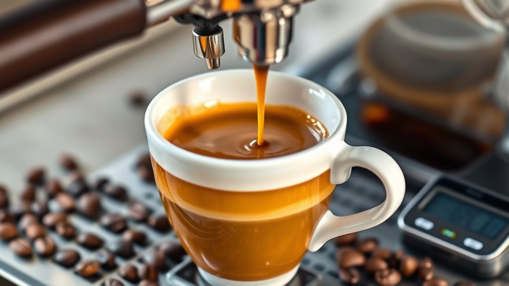 espresso brewed too quickly
