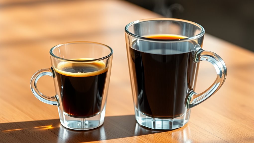 espresso caffeine per ounce