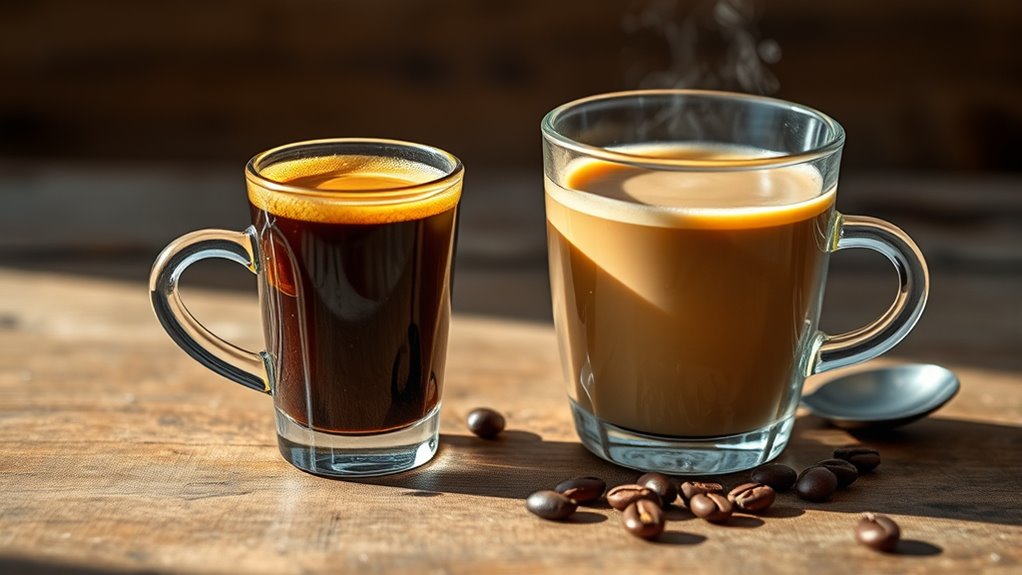 espresso s smaller concentrated dose
