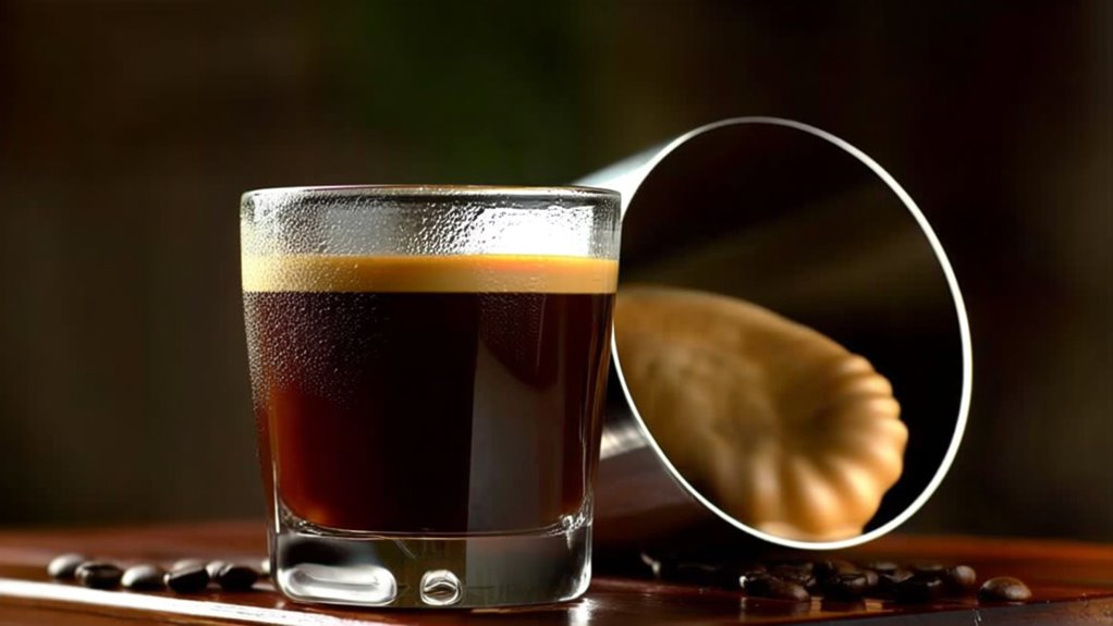 espresso shaken for flavor