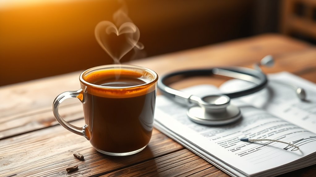 espresso temporarily affects blood