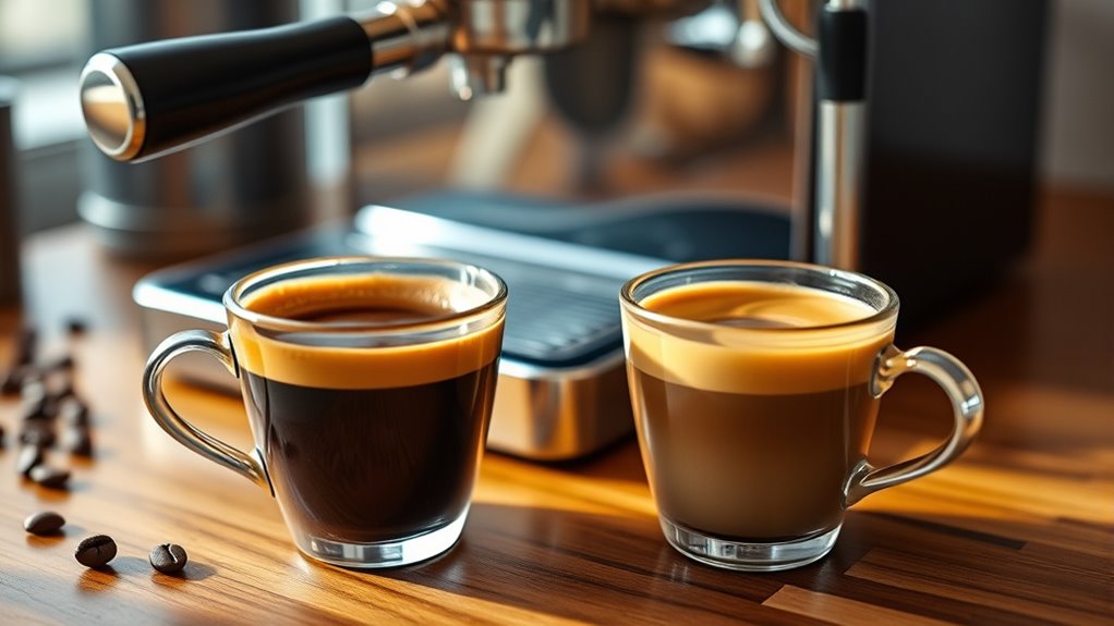 espresso volume and dosage