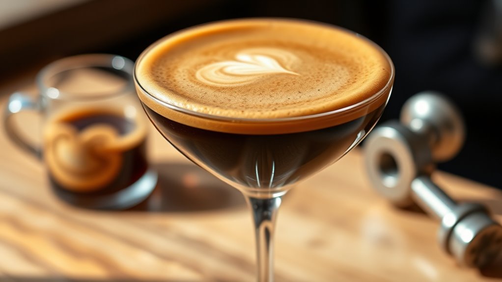 fresh espresso creates stable foam