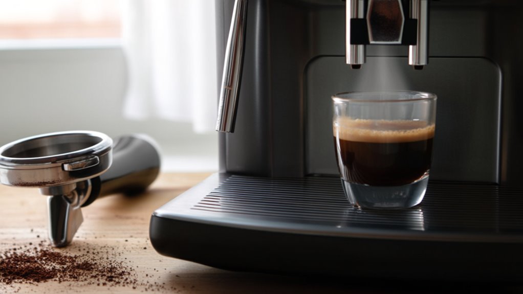 making espresso at home