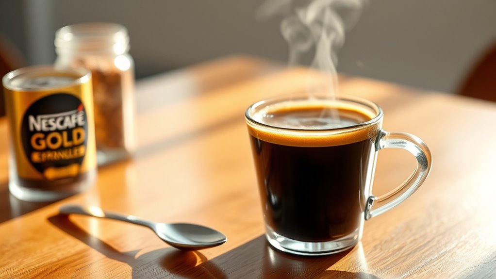 measure pour stir froth