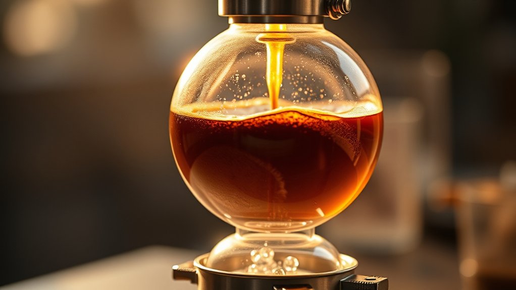 mesmerizing vacuum coffee ritual