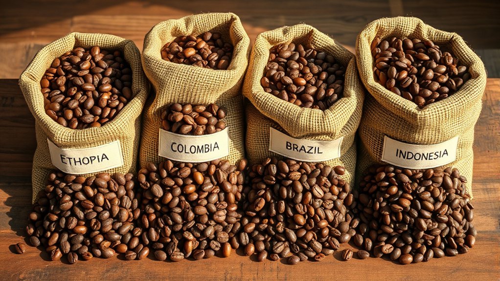 origin influences coffee flavor