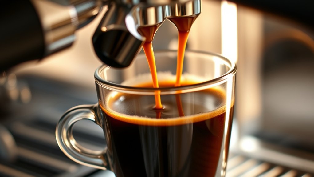 pre infusion extends shot time