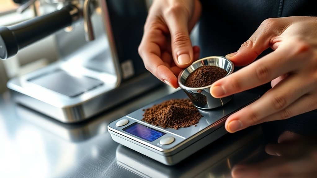 precise coffee dose control