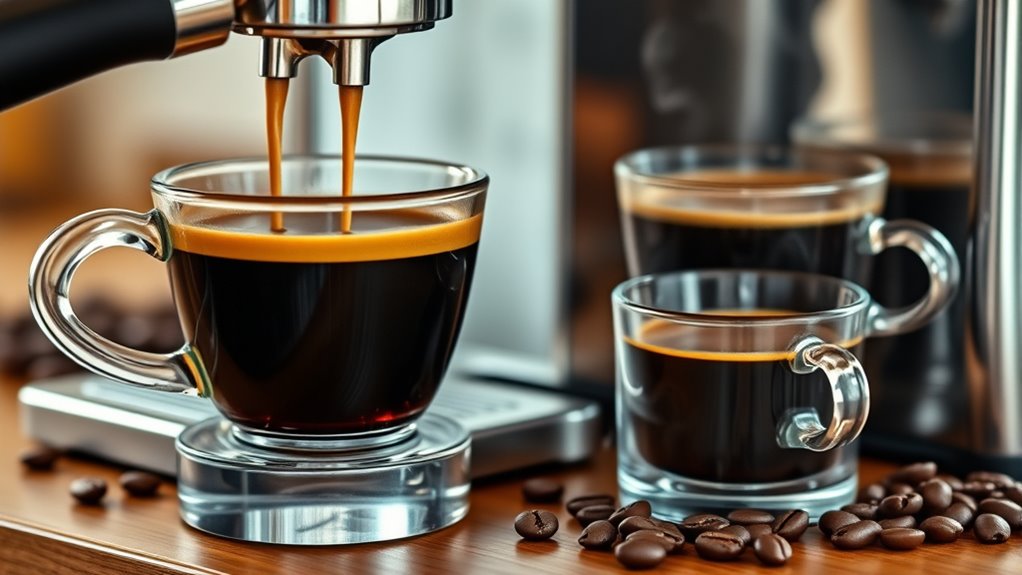 precise espresso extraction process