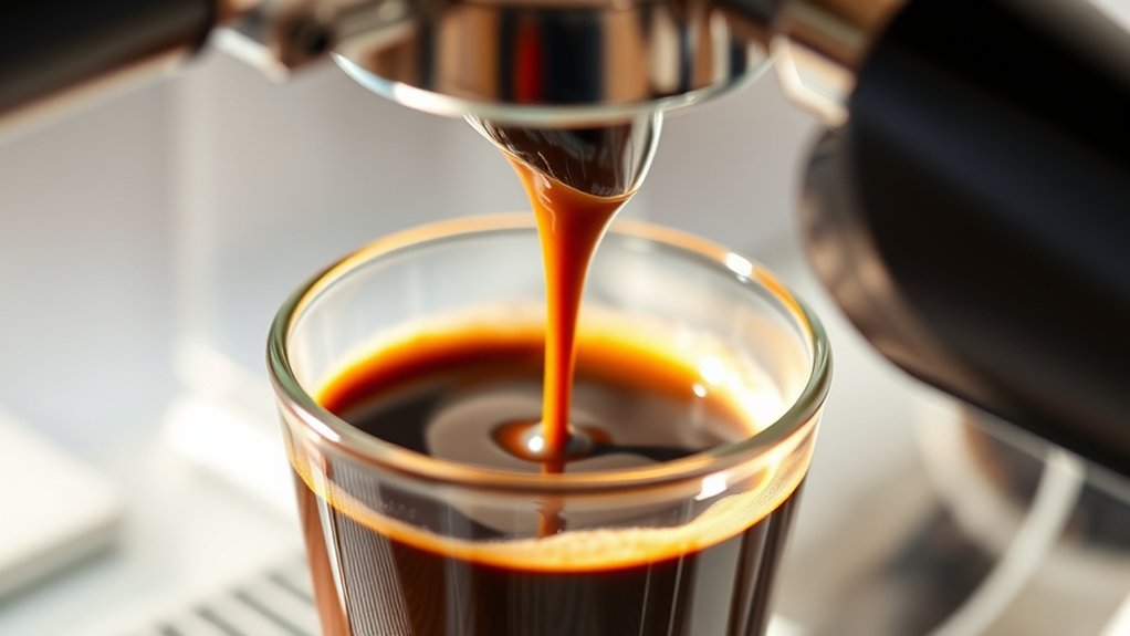 precise espresso extraction process