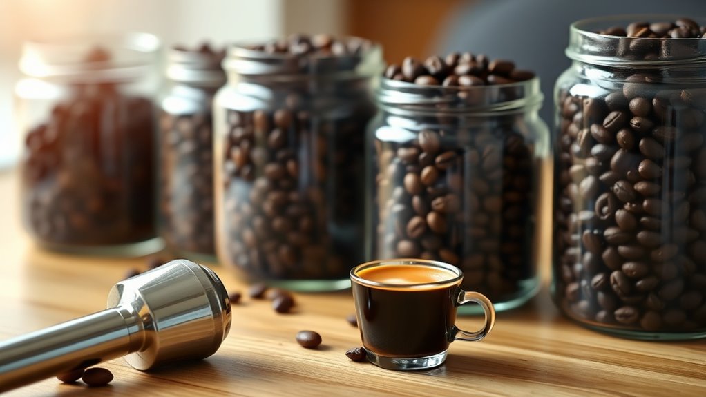 premium high quality espresso beans