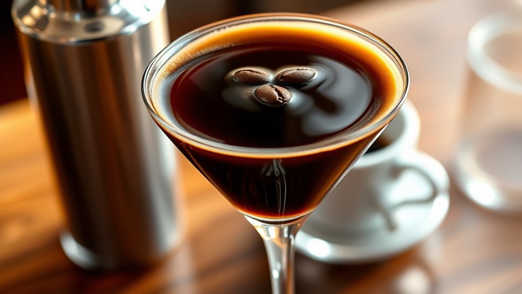 quick frothy espresso cocktail