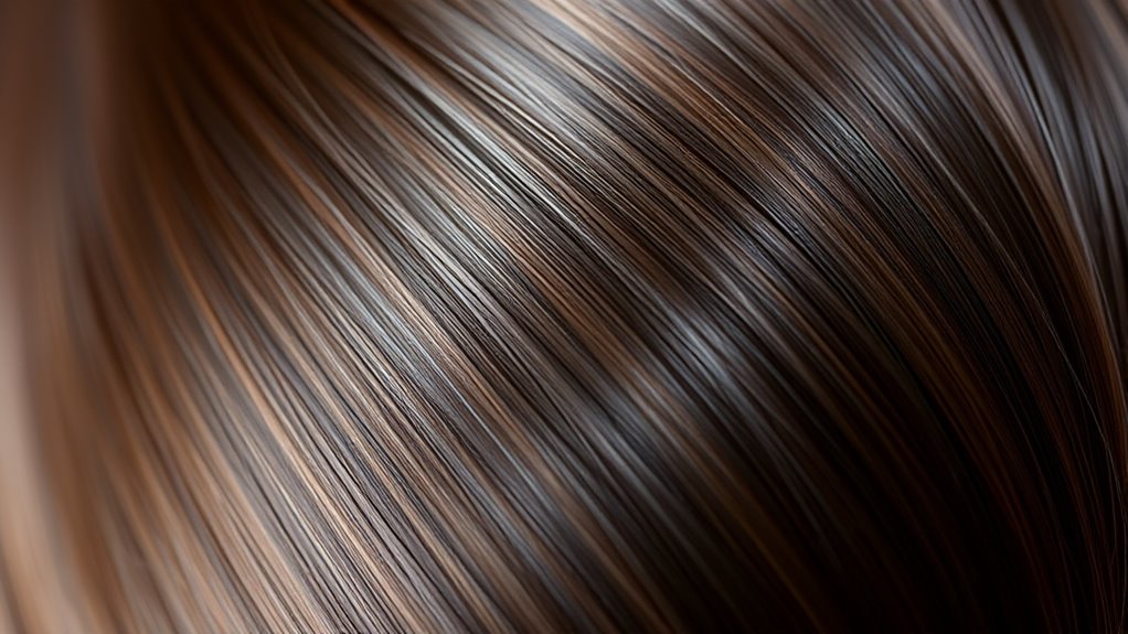 rich glossy brunette shade