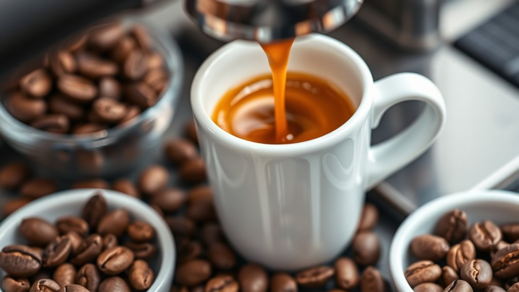 roast level influences extraction