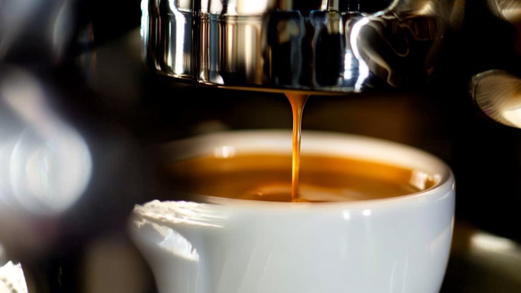small concentrated coffee shot