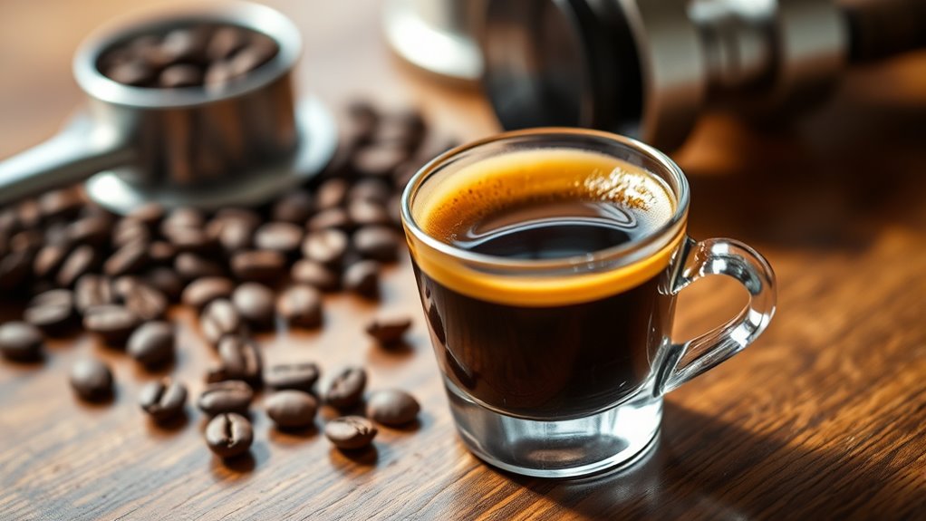 standard espresso shot size
