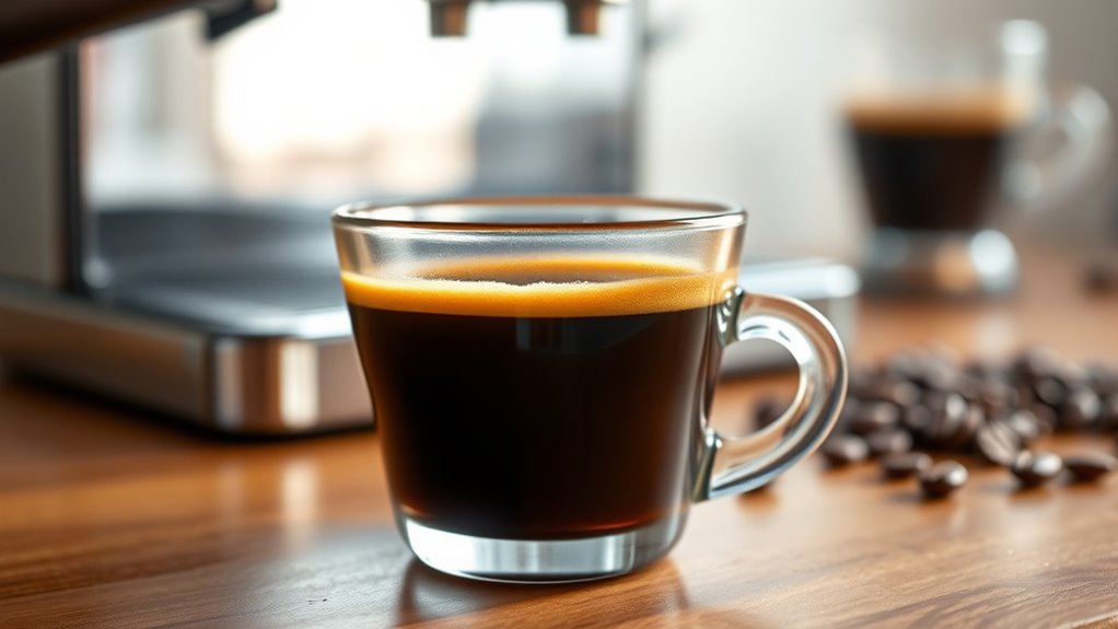 standard espresso shot sizes
