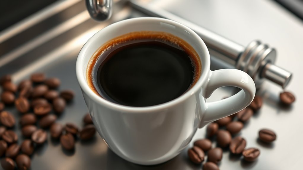 two ounces of concentrated espresso
