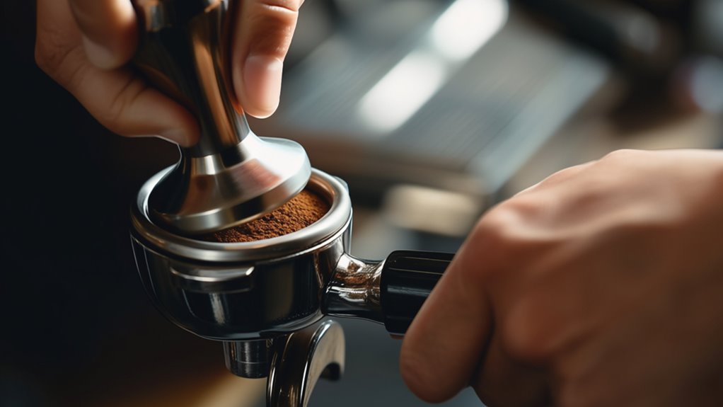 applying proper tamp pressure
