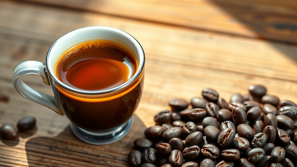 beans match caffeine content
