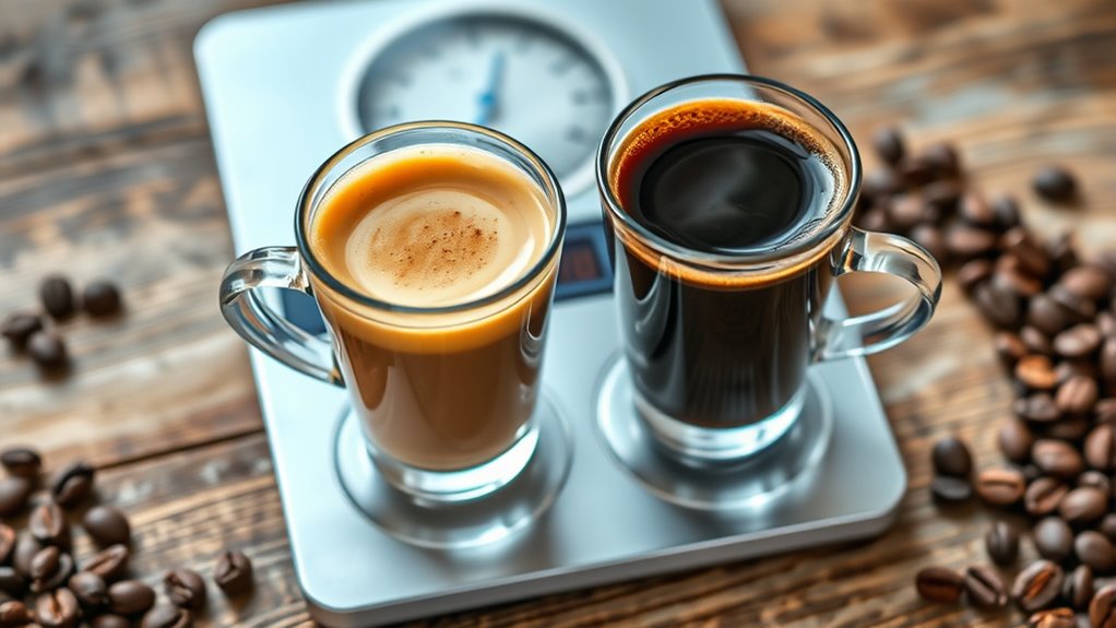 blonde espresso has slightly more caffeine