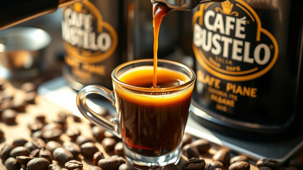 bold espresso style latin coffee