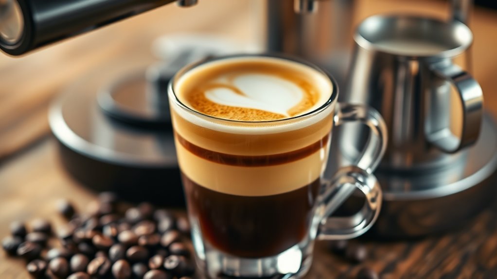 bold espresso with milk