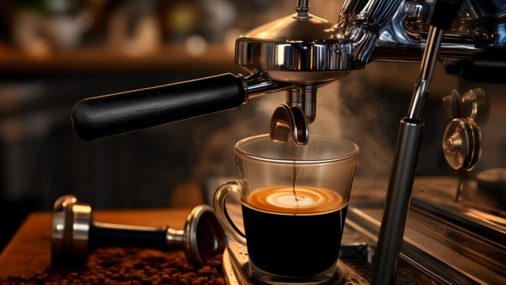 brewing coffee under pressure