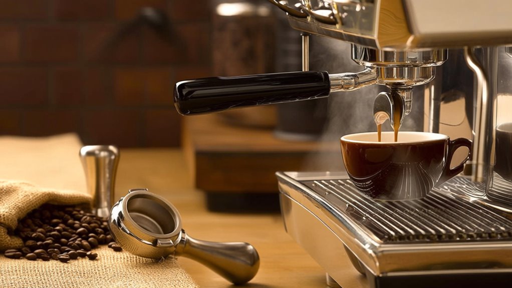 brewing espresso step by step