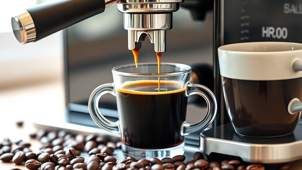 brewing shot size caffeine