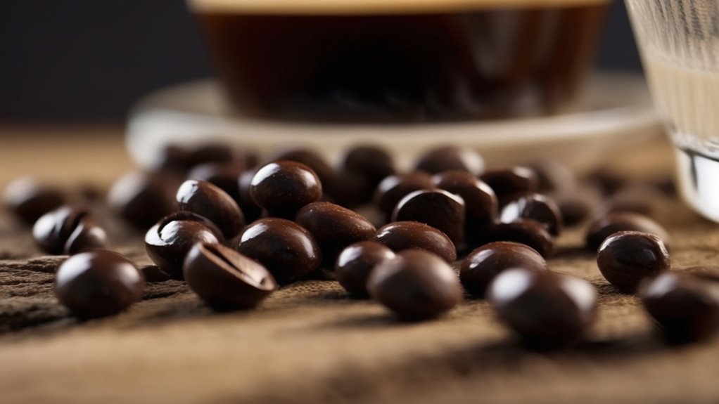 caffeine content in chocolate