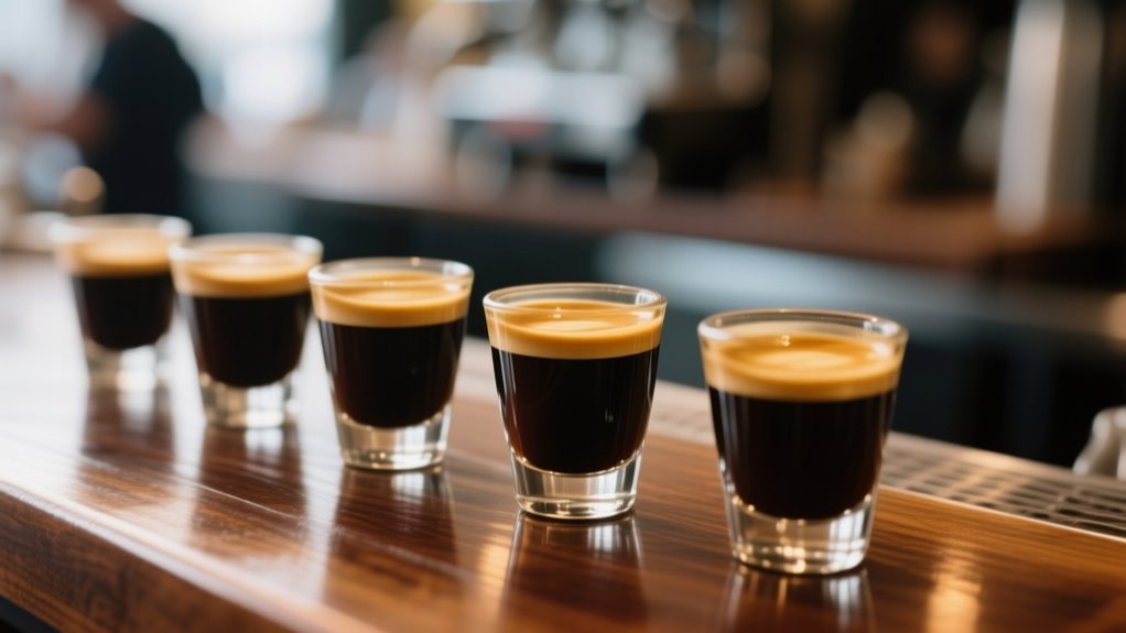 caffeine content in espresso