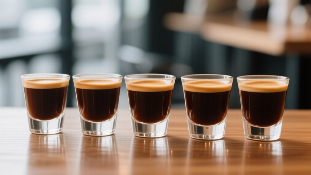 caffeine content in espresso