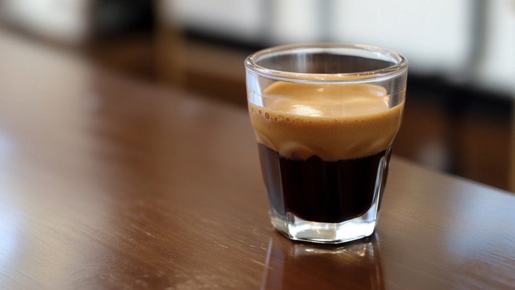 caffeine content in espresso