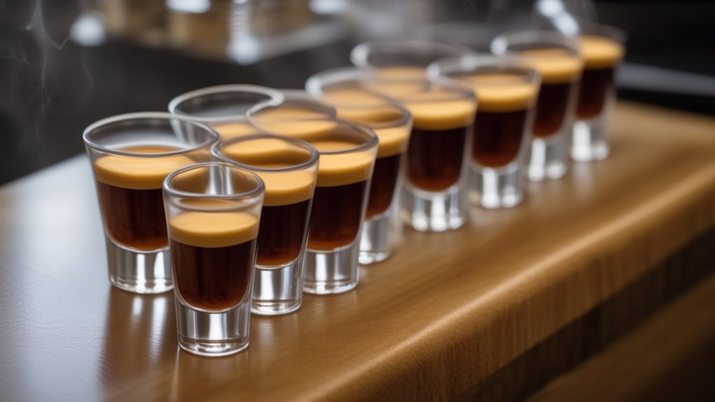 caffeine content in espresso